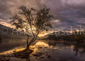 Sunrise over Llyn Padarn
