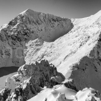 Snowdon and Carnedd Ugain from Crib Goch